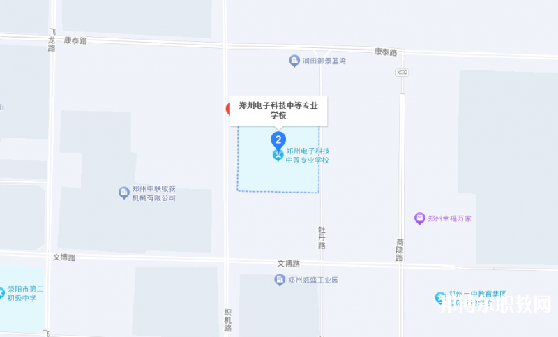 中牟電子科技中等專業(yè)學(xué)校地址，乘車路線