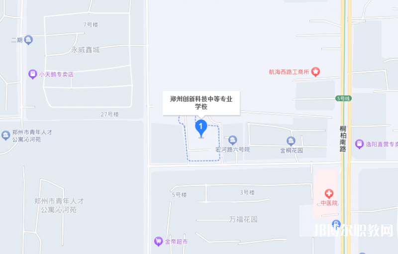 鄭州創(chuàng)新科技中等專(zhuān)業(yè)學(xué)校地址，乘車(chē)路線