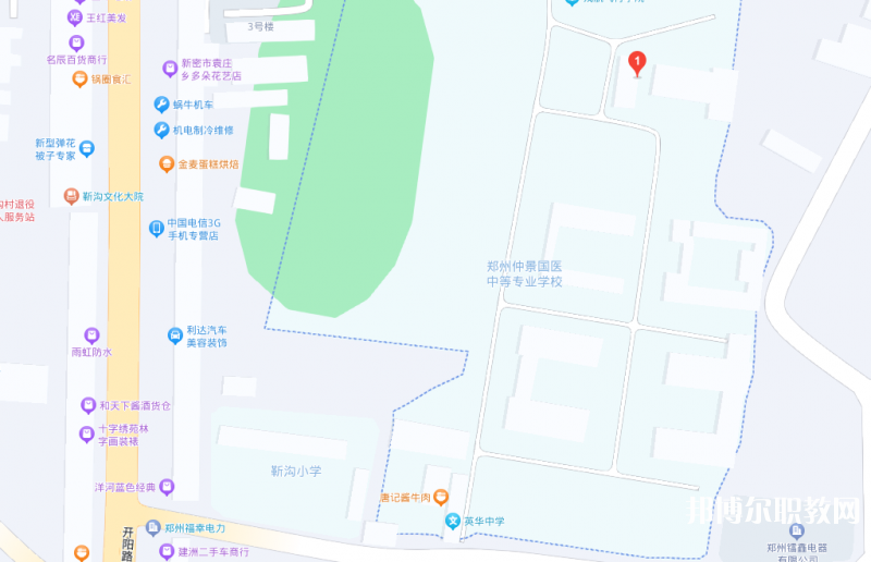 鄭州仲景國(guó)醫(yī)中等專業(yè)學(xué)校地址，乘車路線