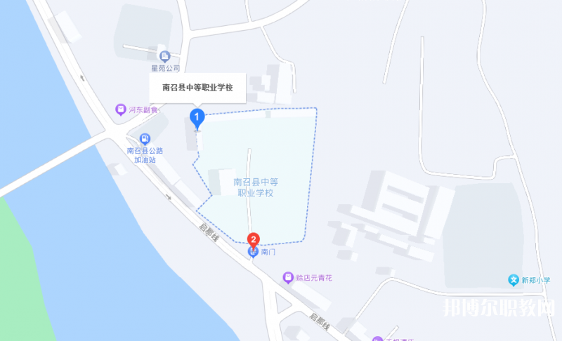 南召縣培英中等職業(yè)學(xué)校地址，乘車路線