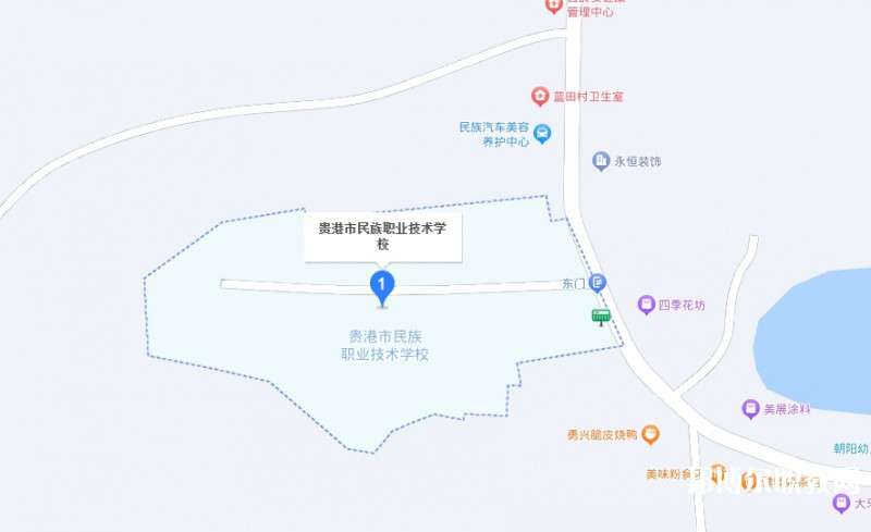 貴港市民族職業(yè)技術(shù)學校地址，乘車路線