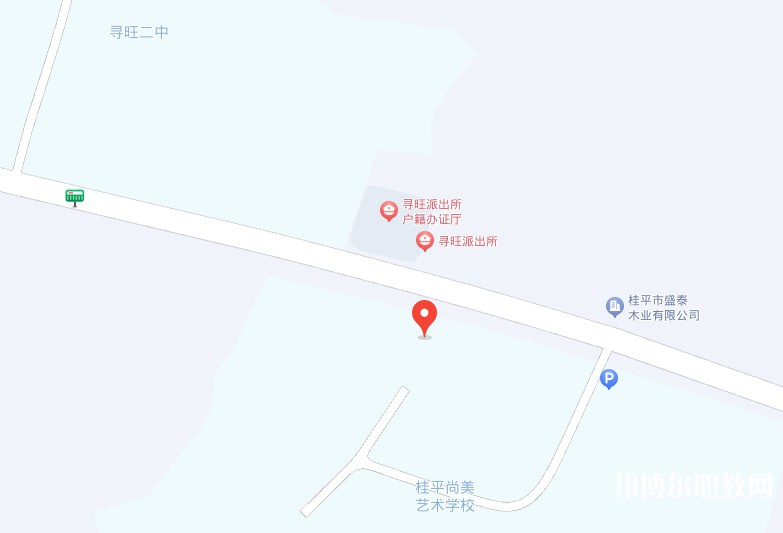 桂平尚美藝術(shù)學(xué)校地址，乘車路線
