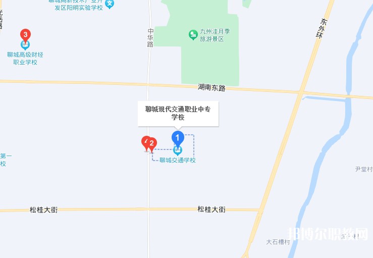 聊城現(xiàn)代交通職業(yè)中等專業(yè)學(xué)校地址，乘車路線