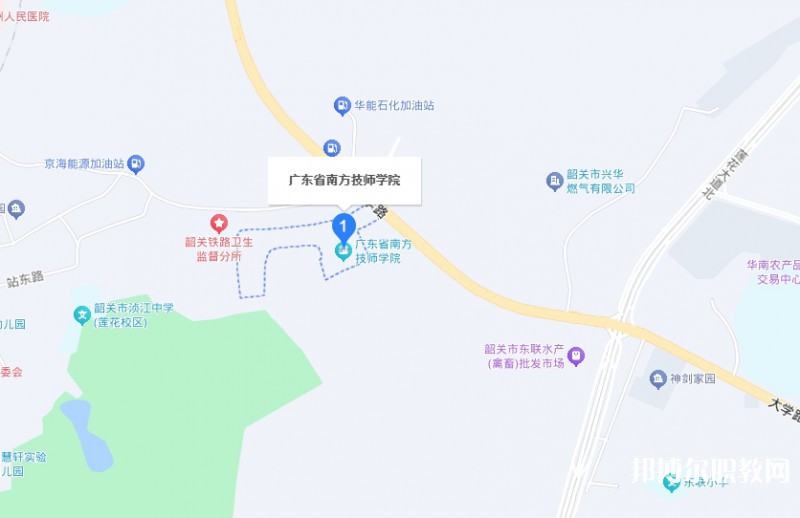 廣東省南方技師學院地址，乘車路線