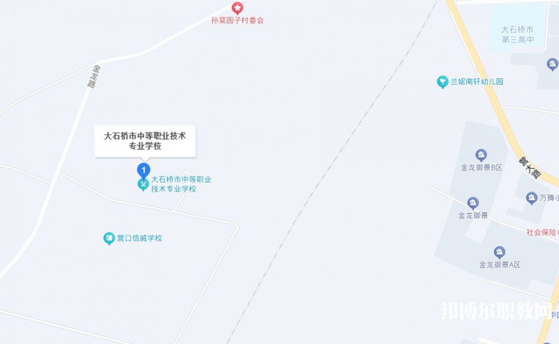大石橋市中等職業(yè)技術專業(yè)學校地址，乘車路線