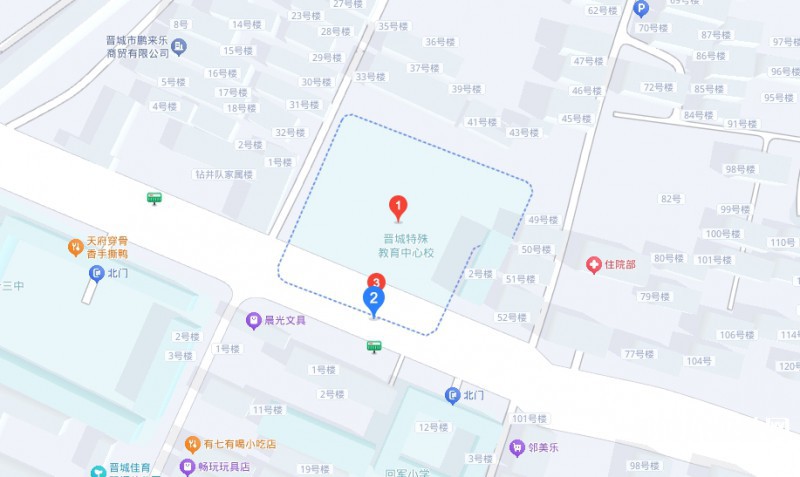 晉城市特殊教育中心學(xué)校地址，乘車路線