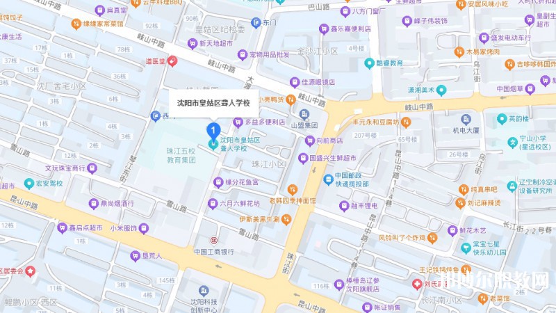 沈陽市皇姑區(qū)聾人學(xué)校地址，乘車路線
