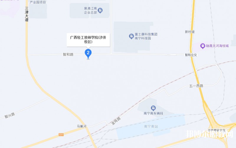 廣西輕工技師學(xué)院預(yù)備技師班地址，乘車路線